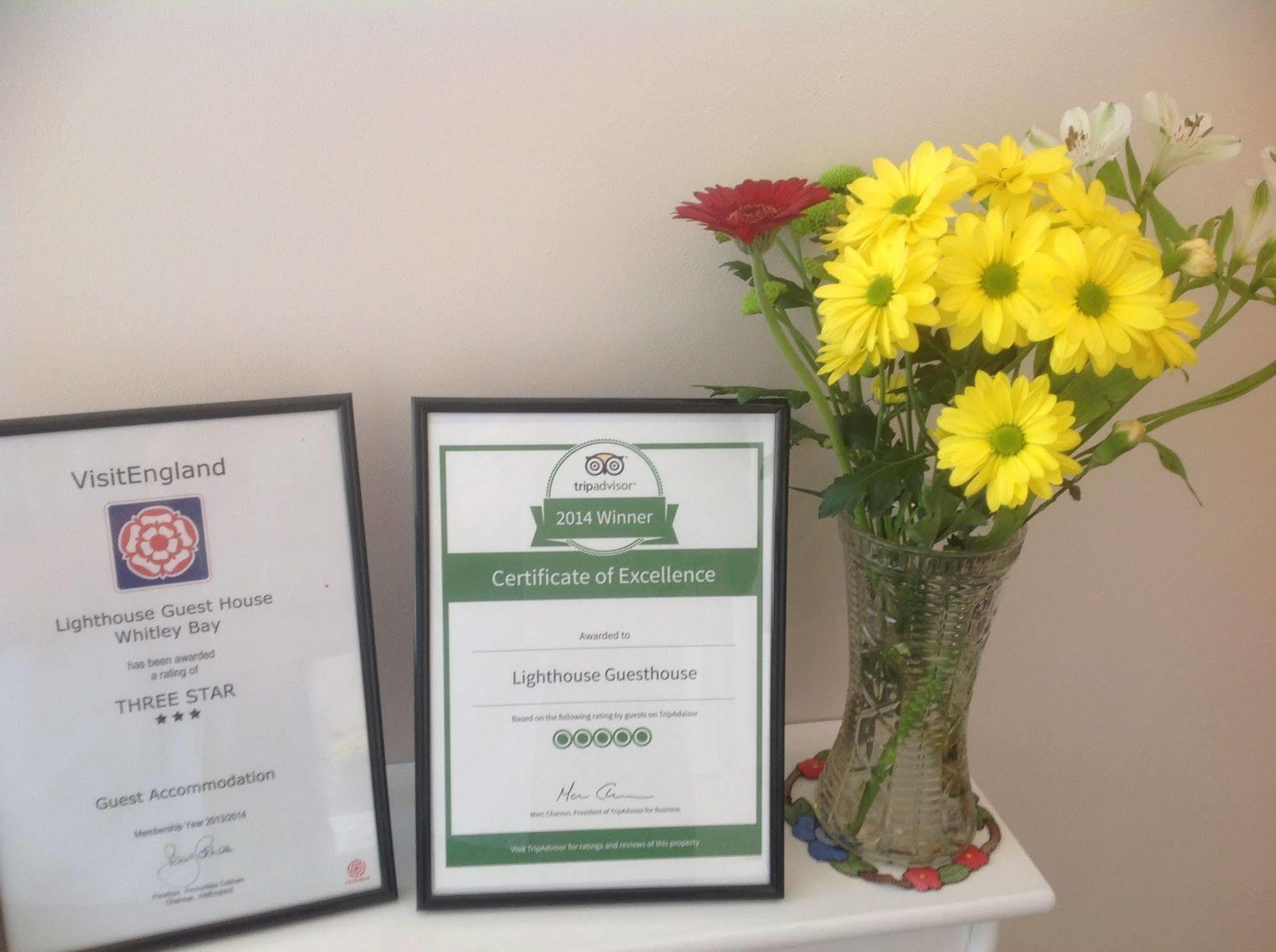Lighthouse Guest House Whitley Bay Ngoại thất bức ảnh